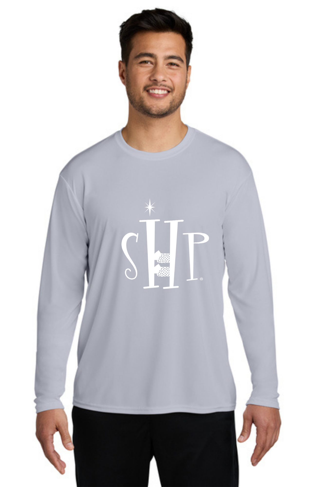 ADULT'S Long Sleeve Performance UV Shirt (SILVER)