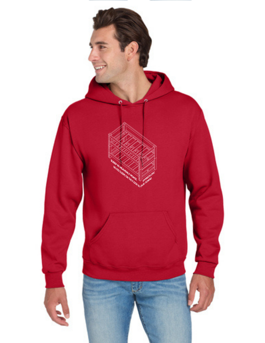 LEGACY - Hoodie (TRUE RED) - "SHELDON" LOGO
