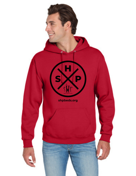 LEGACY - Hoodie (TRUE RED) - “SLEEP CIRCLE” LOGO