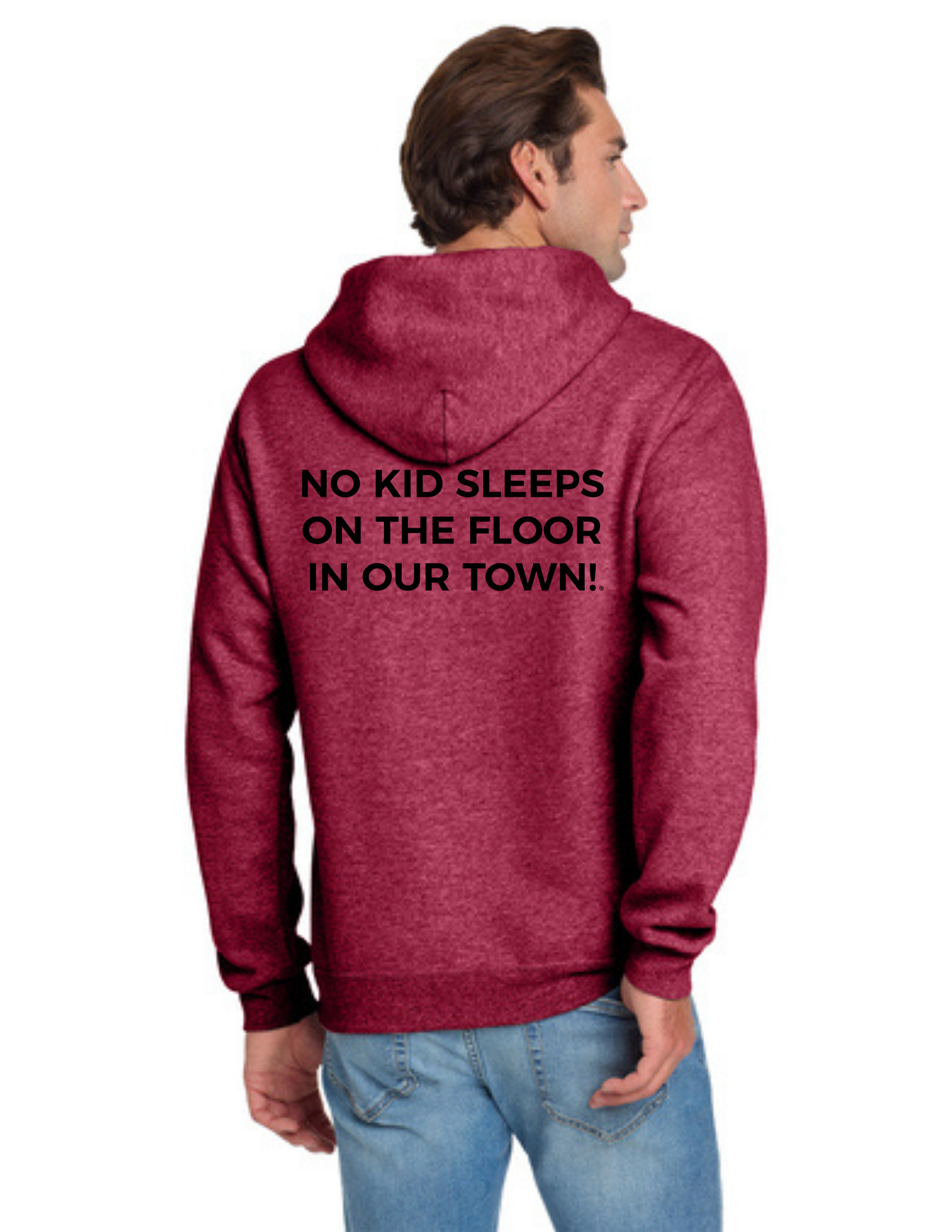 LEGACY - Hoodie (VINTAGE HEATHER RED) - "SHELDON" LOGO
