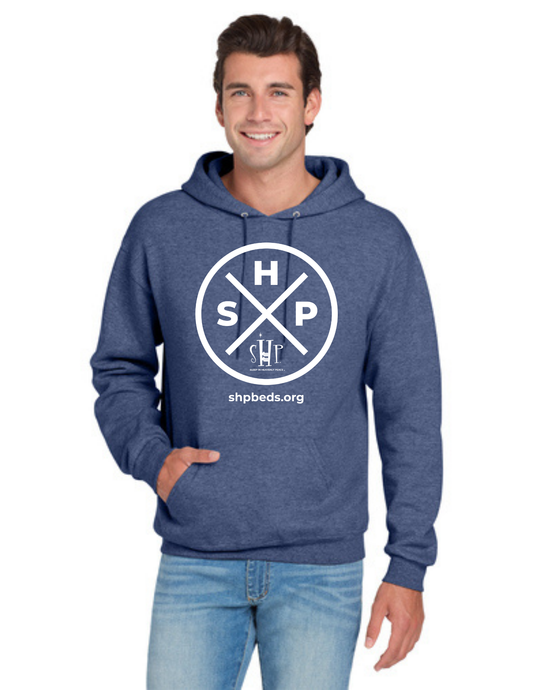 LEGACY - Hoodie (VINTAGE HEATHER BLUE) - “SLEEP CIRCLE” LOGO