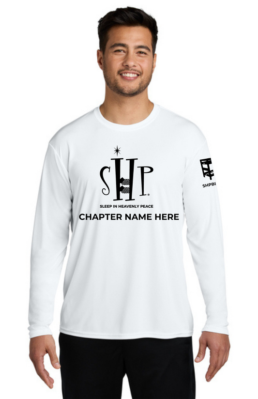 Chapter - ADULT UV Performance Long Sleeve (WHITE) - "CHAPTER NAME"