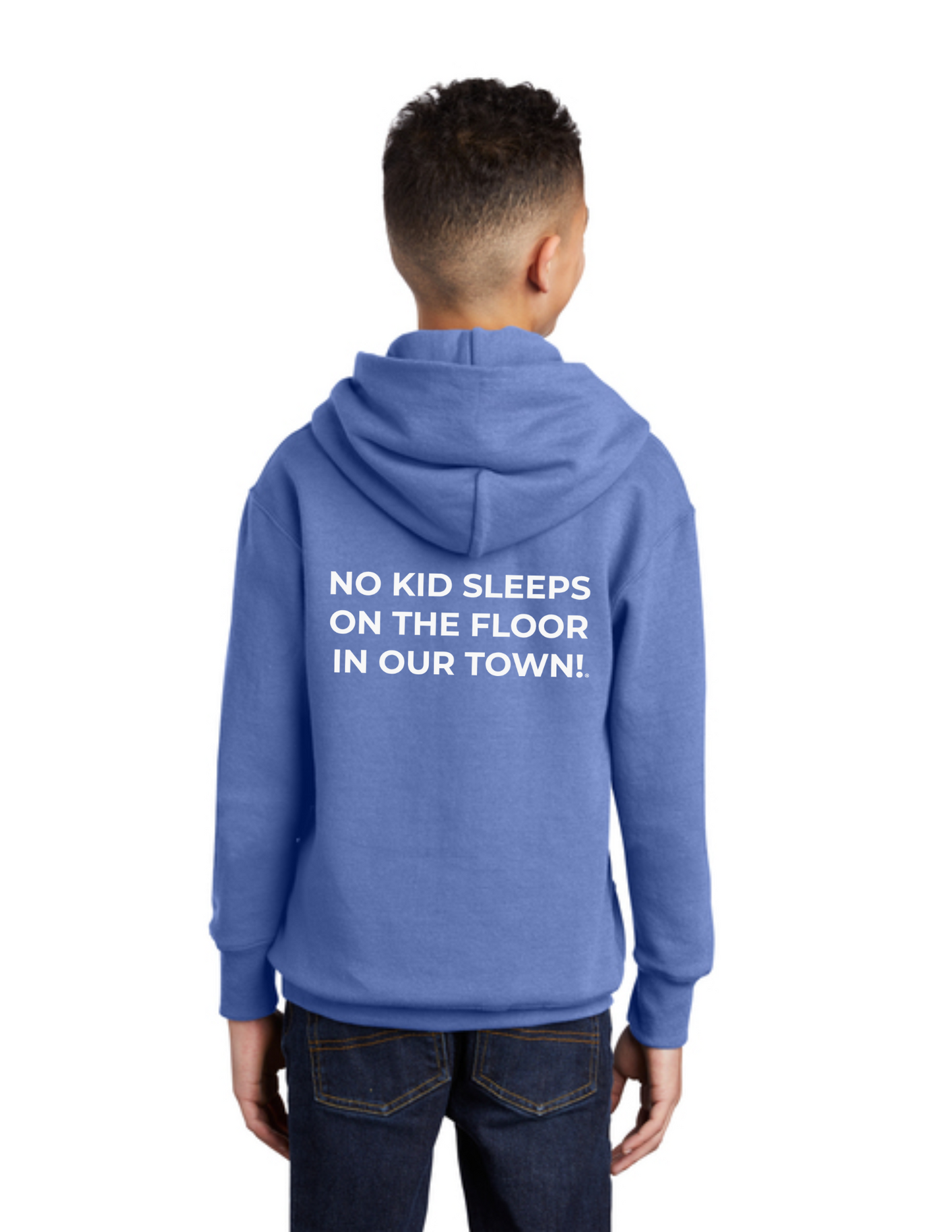 BAA 2025 - YOUTH Hoodie - "Headboard Logo" (CAROLINA BLUE)