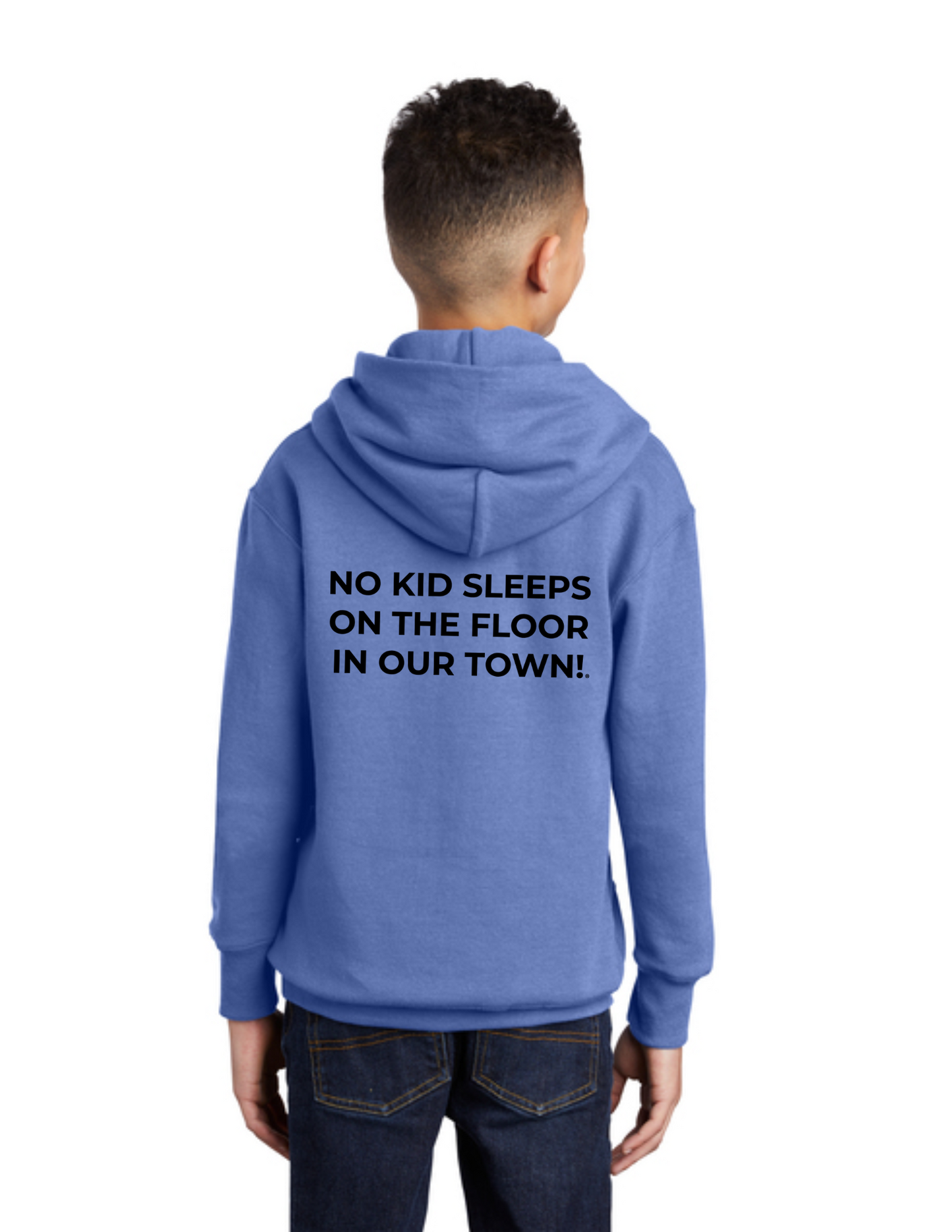 BAA 2025 - YOUTH Hoodie - "Headboard Logo" (CAROLINA BLUE)
