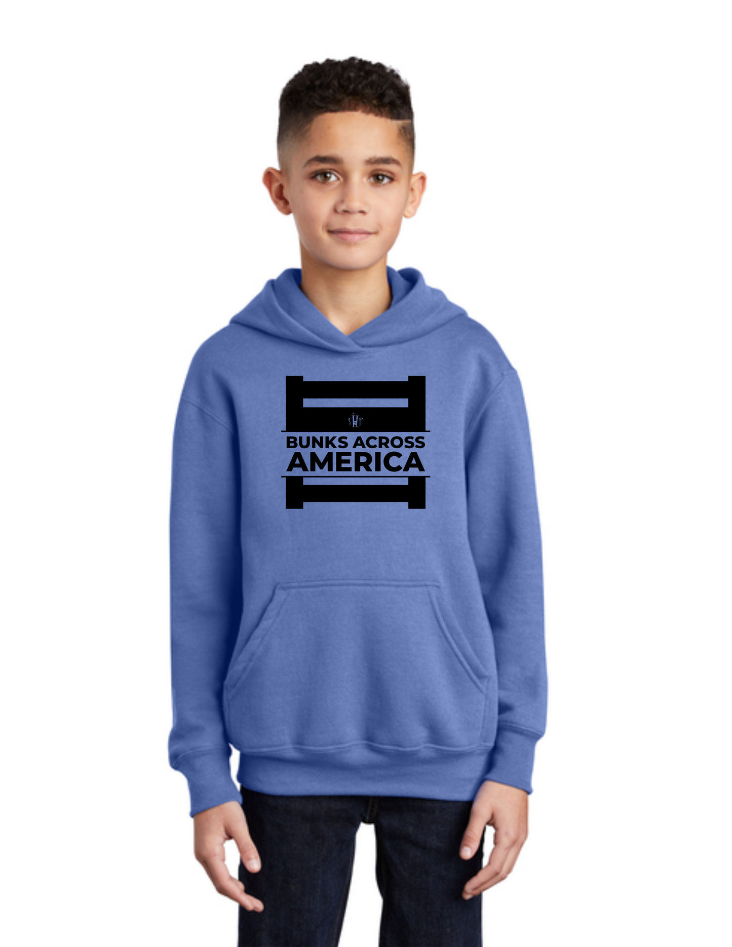 BAA 2025 - YOUTH Hoodie - "Official Logo" (CAROLINA BLUE)